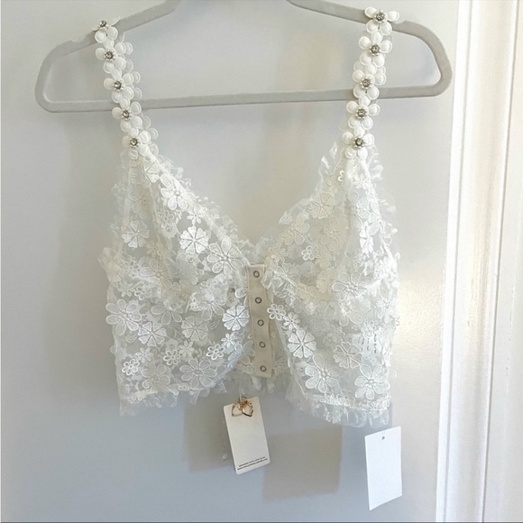 For Love And Lemons Tops - Lace Crop